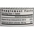 thumbnail image 2 of Optimum Calcium Tablets with Vitamin D, 600 Mg, 180 Count, 2 of 6