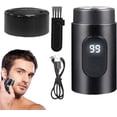 thumbnail image 1 of Máquina de Afeitar Eléctrica | Portátil Recargable Tipo-C Impermeable Para Viaje,Máquina De Afeitar Eléctrica Facial,Para Viajes Oficina Gimnasio Casa Escuela Regalo Navidad Barbilla, 1 of 8