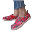 thumbnail image 3 of Tenis Mujer Womens Shoes Casual Women Footwear Casual Shoes Big Size Printing Walking Shoes Red 37, 3 of 6
