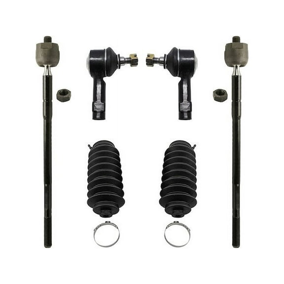 Front Tie Rod End Set - Compatible with 2009 - 2017 Mitsubishi Lancer 2010 2011 2012 2013 2014 2015 2016