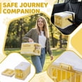 thumbnail image 2 of Cat Carrier and Pet Carrier, Foldable Portable Aircraft Box for Cats and Small Dogs, Vehicle Mounted Travel Cage for Airlines and Road Trips, Small Size, 5 Colors, 2 of 6