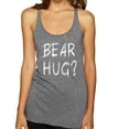 thumbnail image 1 of Bear Hug Lover | Womens Animal Lover Premium Tri-Blend Racerback Tank Top, Premium Heather, Large, 1 of 3