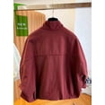thumbnail image 2 of Womens Angolan Red Stand Collar Jacket, Casual Loose Fit Short Windbreaker, 2 of 8