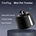 thumbnail image 4 of GJX Cat Tracker,Mini Tracker for Pet Ios And Android,Smart Pet Tracker Location Tracking,Works Worldwide with Any Collar,No Other Fees,Find Tag Dog Locator,Black,2Pcs, 4 of 8