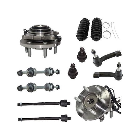 Front Wheel Hub Ball Joint Sway Bar Link Kit - Compatible with 2007 - 2010 Ford Expedition 2008 2009