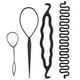 thumbnail image 2 of Juego De Herramientas Para Hacer Moños Para El Cabello, Discos Para Peinar Trenzados Para Mujeres Con Accesorios De Bricolaje Para Cabello Largo Peinados 4 Piezas 9 Piezas, 2 of 7