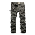 thumbnail image 1 of B91xZ Jeans Homme Extensible Jambe Droite Jean, Gris 32, 1 of 3
