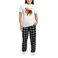 thumbnail image 5 of CafePress - Pomeranian Head Dog Art Women's Light Pajamas - Women's Short Sleeve Print T-Shirt and Pants Light Cotton Pajama Set, 5 of 7