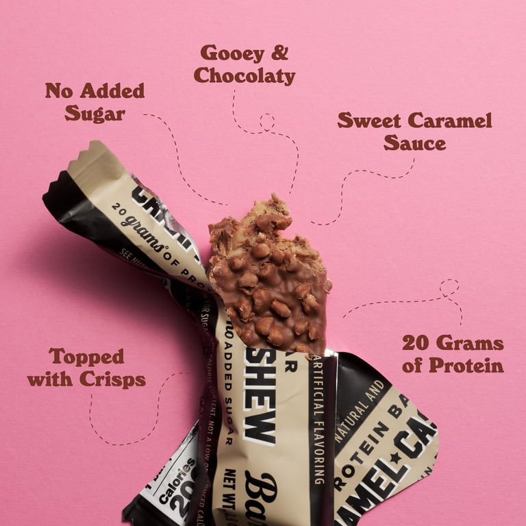 Barebells Protein Bars, Caramel Cashew, 12 Count, 20g Protein, 1g