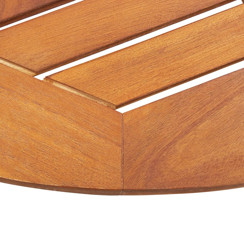 Lowestbest 35.4"x29.5" Folding Garden Table, Solid Acacia Wood Bistro Table with A Umbrella Hole Lowestbest 35.4"x29.5" Folding Garden Table, Solid Acacia Wood Bistro Table with A Umbrella Hole