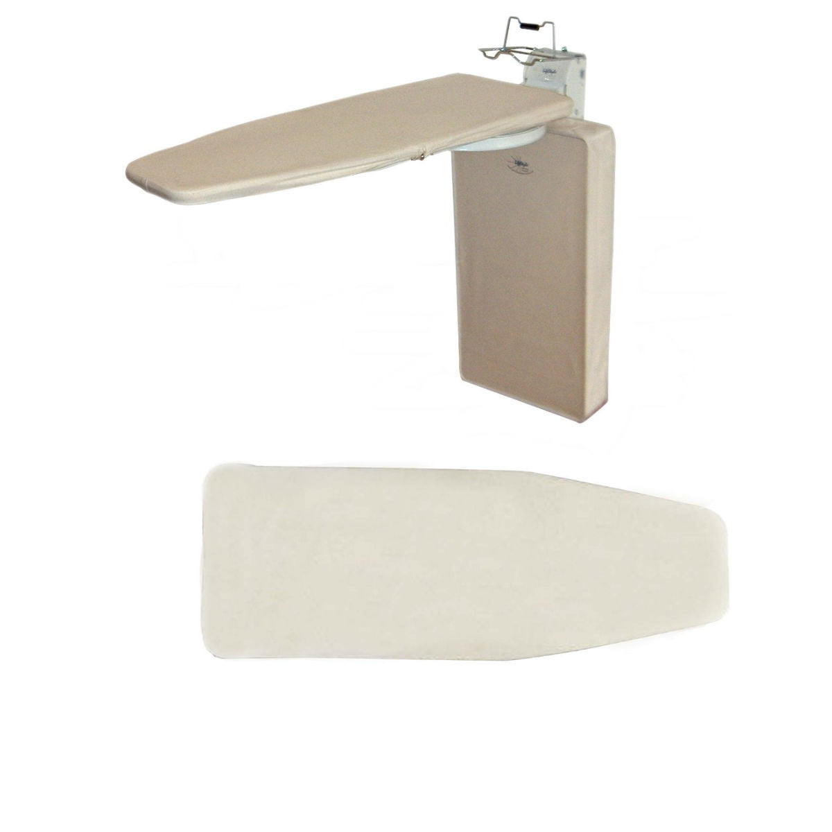Lifestyle Vertical Size Wall Mounted Ironing Center with Full Size Replacement Ironing Board