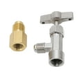 thumbnail image 1 of Refrigerant Can Tap Tool, Stainless Steel Self Sealing Can Tap Valve Widely Compatible   For Car, 1 of 8