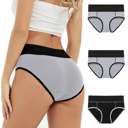 Unbeatable Price High-Waisted Panties  Women s Underwear  Soft Seamless  Breathable Cotton  Hypoallergenic  Daily Wear  Seamless Comfort  Leggings Alternative  Plus Size Blouse|Nylon Spandex Black