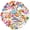 3A, variant on 35pcs-50pcs Colorful Mushroom Stickers Nature Cartoon Stickers Fantasy Stickers for Laptops Phones Suitcases