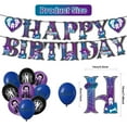 thumbnail image 2 of 32 Pcs For Wednesday Theme Birthday Party Decoration Set - Includes Happy Birthday Banner, Cake Topper, Cupcake Toppers, and Balloons for Kids’ Celebrations, 2 of 4