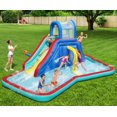 thumbnail image 2 of H2OGO! ¡ Parque Acuático Inflable de Poliéster de PVC para Niños Bestway 8'10" Waterfall Waves Mega, Niños a Partir de 5 Años, 2 of 5