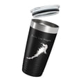 thumbnail image 3 of Lake Las Vegas Map Tumbler Travel Mug Insulated Laser Engraved Coffee Cup Nevada 20 oz Black, 3 of 5