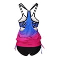 thumbnail image 5 of Wirdiell Women's Swimsuit Tank Top Two Piece Bathing Suit With Shorts Conservative Swimwear Tummy Control Swimming Suits, 5 of 5