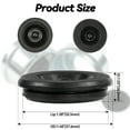 thumbnail image 3 of AUTOXBERT Qty (20) 1.98'' Trailer Hub Cap Rubber Plugs Axle Bearing Dust Cap Hub Bolt Wheel Cover, 3 of 8