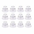 thumbnail image 1 of Elitco Lighting R4-495MW-12PK 4 in. Blanc Mat Garniture Baffle avec Support de Douille S'Adapte BR20 R20 PAR20 - Pack de 12, 1 of 1