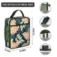 thumbnail image 2 of Botanical Jungle Leaves Tropical Boho Insulated Lunch Bag – Tropical Floral Hawaiian Print Jungle Leaves Exotic Floral Summer Beach Hawaiian Hibiscus Summer Hawaiian Palm Leaf Resort Tote, 2 of 6