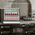 thumbnail image 3 of EastVita Commercial Fridge Display Refrigerator, 4.6 Cu.Ft./130L Countertop Refrigerator Display Case,Cake Display Refrigerator, 3 of 8