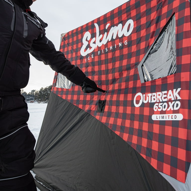 Eskimo QuickFish 3 Plaid Limited Pop-Up Ice Shelter - Discount