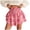 Pink, variant on zaveiop Floral Skorts for Woman Ruffle Mini Skirt with Shorts Underneath Causal Summer Boho Outfits (Wine, XL)
