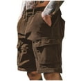 thumbnail image 2 of Ceisia Men's Relaxed Multi-pocket Cargo Gift Casual Shorts Abrasion-resistant 3D Pockets Multi-Color, 2 of 7