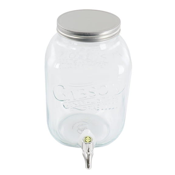 Gibson Home General Store 1.1 Gallon Glass Jar Beverage Dispenser