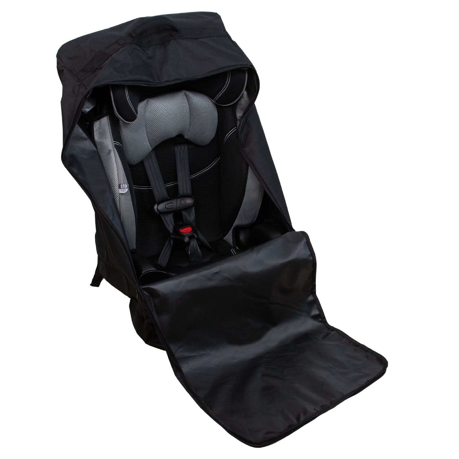 The Peanutshell Carseat Travel Bag for Airplane, Durable Padded Bag Gate Check Easy Carry Airport Car Seat Cover, Fits Most Graco, Evenflo, Toddler, Kids, Infant Baby Travel Essentials for Flying