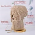 thumbnail image 5 of RimdGhov Women's 3-in-1 Winter Balaklava Hat - Outdoor Windproof Knit Scarf Hat, 5 of 10
