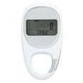 thumbnail image 2 of Walking Pedometer, Step Counter Simple Operation  For Travel Mountaineering Sports White,Black, 2 of 8