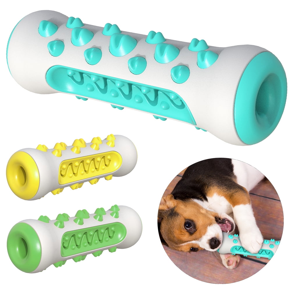 Pet Toothbrush Stick Dog Toy For Medium Large Dog Interactive Bone Chew Toys Bite Resistant Teeth Clean Labrador Beagle Supplies green Walmart