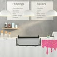 thumbnail image 3 of 32 in. Countertop Ice Cream Display Freezer with Curved Glass Top and 4 Pans, 3 of 16