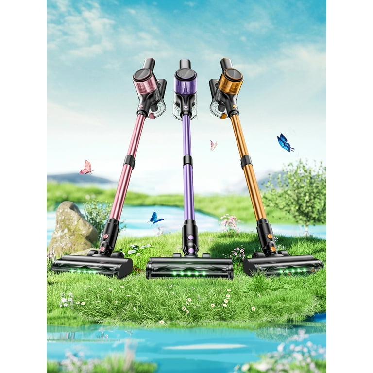SUXIANGVAC Cordless Vacuum Cleaner, 40Kpa 8-in-1 Stick Vacuum
