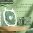 thumbnail image 7 of Needhep Fan With Adjustable,Oscillating Fan, Fan For Tent Camping, Small Window Fan, Small Fan Portable (Green), 7 of 7