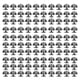 thumbnail image 1 of 100 juegos de remaches de seta de 12 mm alta dureza Ticfox color plateado y negro, 1 of 14