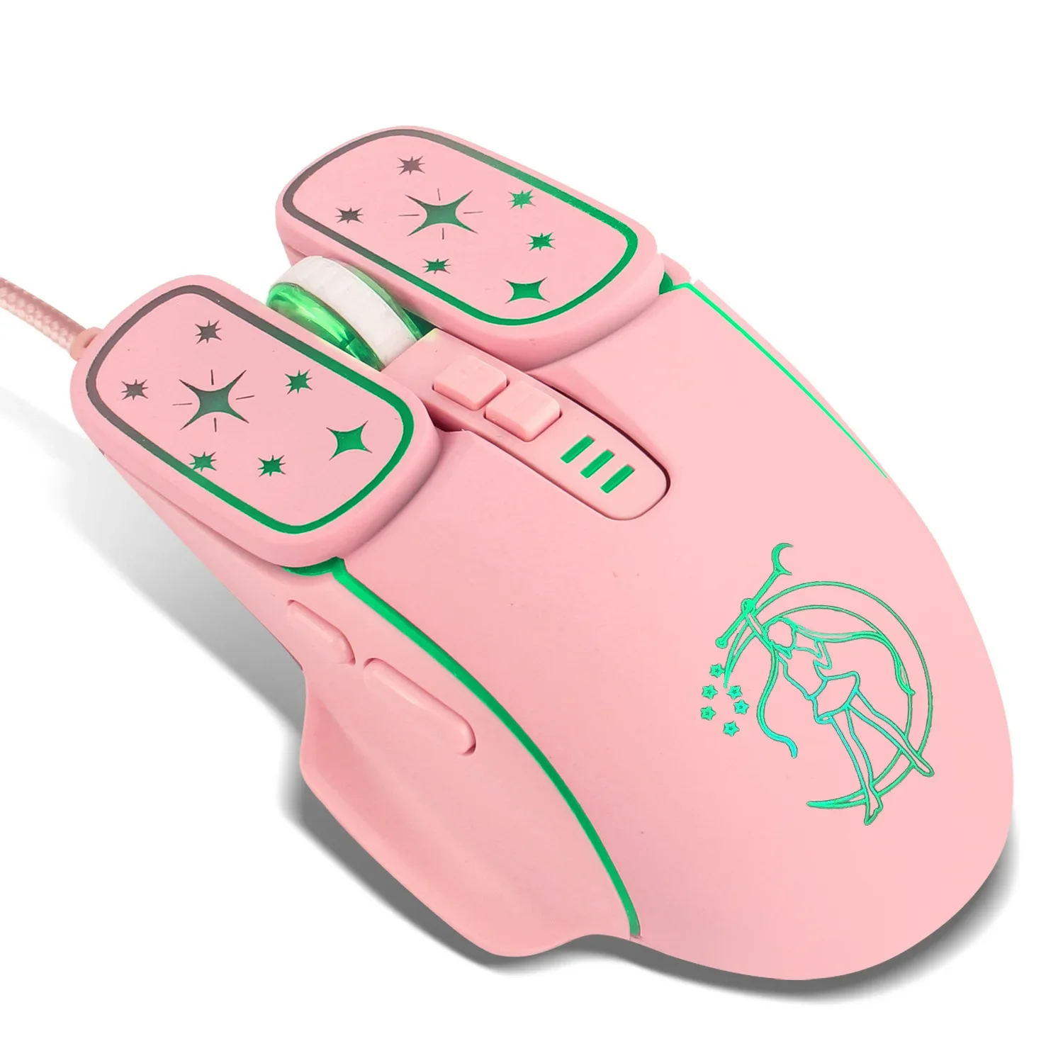 USB Gaming Mouse RGB Backlit Ergonomic Game Mice 7D Esports Wired Mouse for Laptop PC Gamer