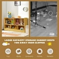 thumbnail image 4 of Pemberly Row Contemporary Kids 2-Shelf Wood Bookcase 5-Cube in Beige, 4 of 8