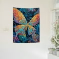 thumbnail image 2 of FCXZI Butterfly Colorful Magic Print Tapestry Wall Hanging 60x80 30*40in, 2 of 5
