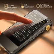 Hifi Walker H20 Pro Hi-Res MP3 Player, Bluetooth Lossless Music Player with Dual DAC, 3.2 Touch, DSD256/32bit 192kHz, aptX/LDAC, 3.5mm & 4.4mm Output, 64GB SD Card