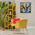 thumbnail image 4 of Stupell Industries Mid-Century Layered Luminous Shapes Brown Floating Frame Canvas Art, 25 x 25, by Lazar Studio, 4 of 8