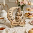 thumbnail image 4 of Wooden Desk Decor Ornament Inspirational Family Quote Tabletop Display Decoration Wooden Stand Keepsake Minimalist Home Office Shelf Decor Piece For Living Room Bedroom Desk Use, 4 of 5