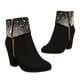 thumbnail image 4 of EeaseMX 1 par de delicadas botas de tacón para otoño e invierno para mujer, botines cortos para boda, 4 of 7