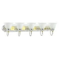 thumbnail image 2 of Livex Lighting Belmont Chrome and Polished Brass 5 Bath Light in Multi-Color, 2 of 9