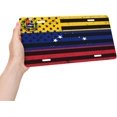 thumbnail image 2 of USA American Venezuela Venezuelian Flag License Plate for Cars with 4 Holes 6x12 Inch Bar Pub Cafe Garage Home Wall Decor Unisex-Adult Metal License Plate Tag, 2 of 9