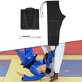 thumbnail image 1 of Traje brasileño Jiu Jitsu Gi DYNWAVEMX kimono de torneo deportivo de Algodón y poliéster transpirable M3 negro, 1 of 8