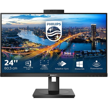 UPC: 0609585255036 | Philips 24  LCD Monitor with Windows Hello Webcam  Black