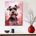 thumbnail image 3 of Standard Schnauzer Dogs Wall Art, Lovely Dog Canvas Art, Home living room décor, Pets Canvas - Dog Gift Valentines Day for Him and Her, 3 of 4